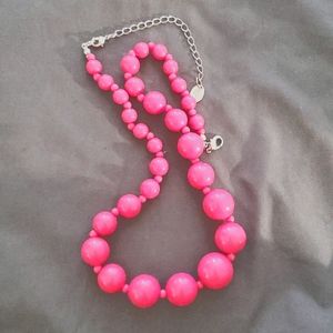 Claire's Pink Graduated Bead Necklace